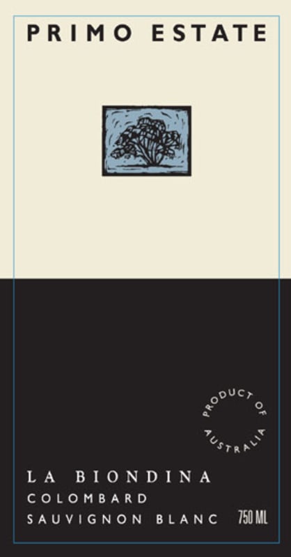 Primo Estate La Biondina 2012 Front Label