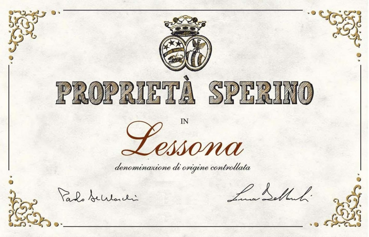 Proprieta Sperino Lessona 2006 Front Label