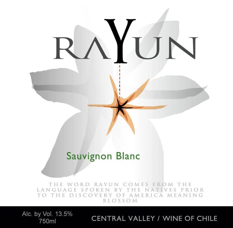 Sutil Family Wines Rayun Sauvignon Blanc 2014 Front Label