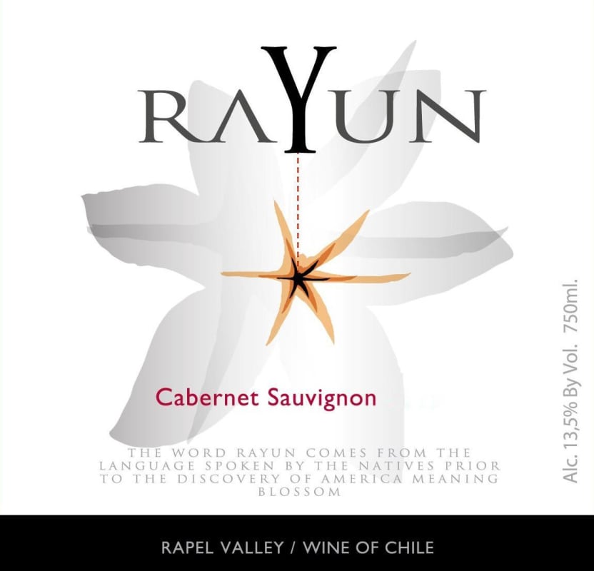 Sutil Family Wines Rayun Cabernet Sauvignon 2013 Front Label
