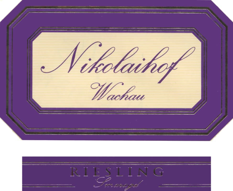 Nikolaihof Wachau von Stein Smaragd Riesling 2008 Front Label