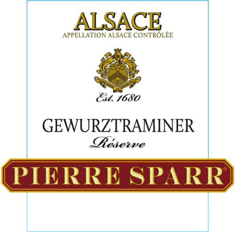 Pierre Sparr Reserve Gewurztraminer 2013 Front Label