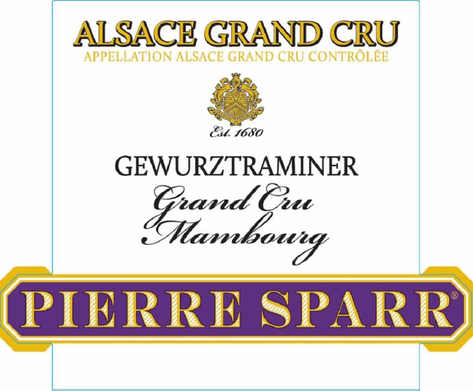 Pierre Sparr Mambourg Grand Cru Gewurztraminer 2013 Front Label