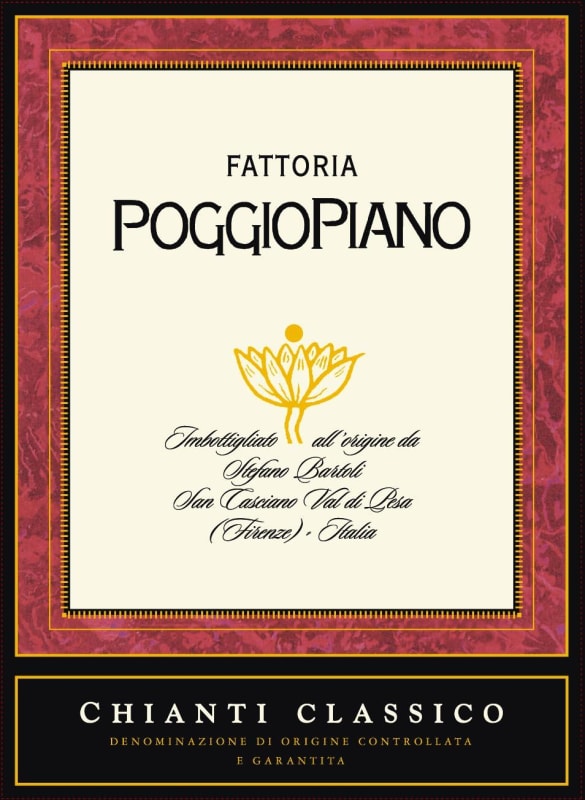 Poggiopiano Chianti Classico 2012 Front Label