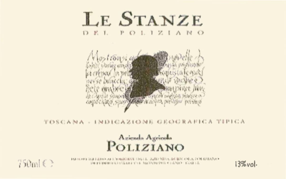 Poliziano Le Stanze del Poliziano 1999 Front Label