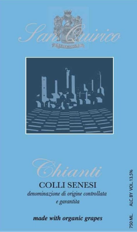 San Quirico Colli Senesi Chianti 2014 Front Label