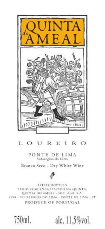 Quinta do Ameal Loureiro 2013 Front Label