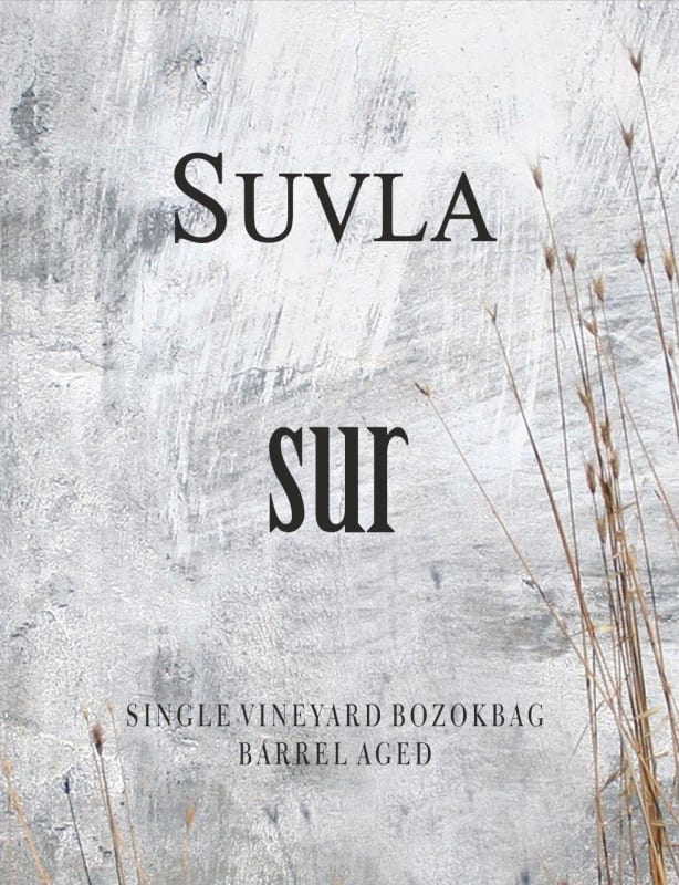 Suvla Winery Sur Red 2011 Front Label