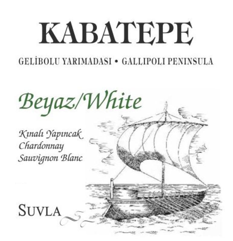 Suvla Winery Kabatepe White 2014 Front Label