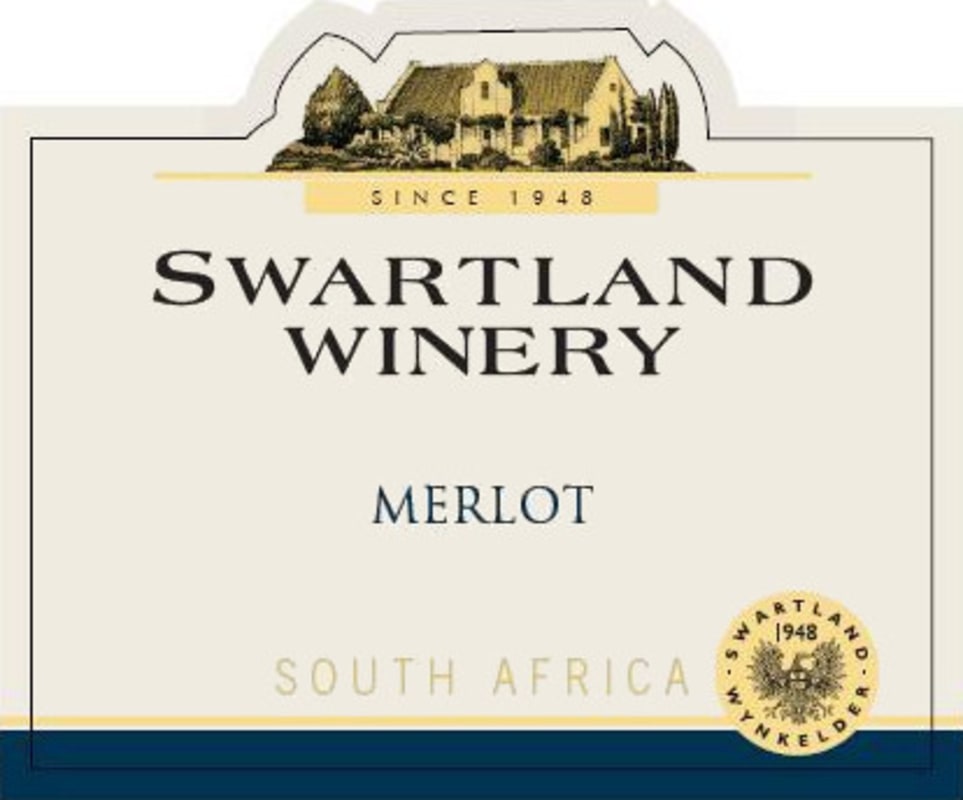 Swartland Merlot 2009 Front Label