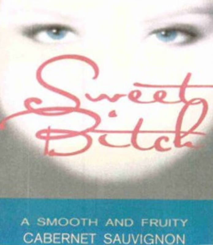 Sweet Bitch Wines Smooth Fruity Cabernet Sauvignon 2014 Front Label