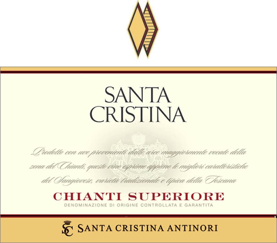 Santa Cristina by Antinori Chianti Superiore 2007 Front Label