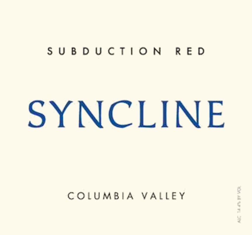Syncline Subduction Red 2011 Front Label
