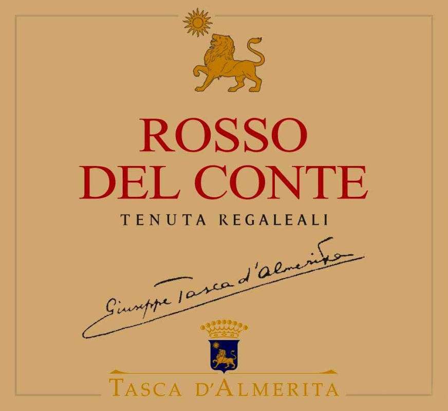 Regaleali Rosso del Conte 2006 Front Label
