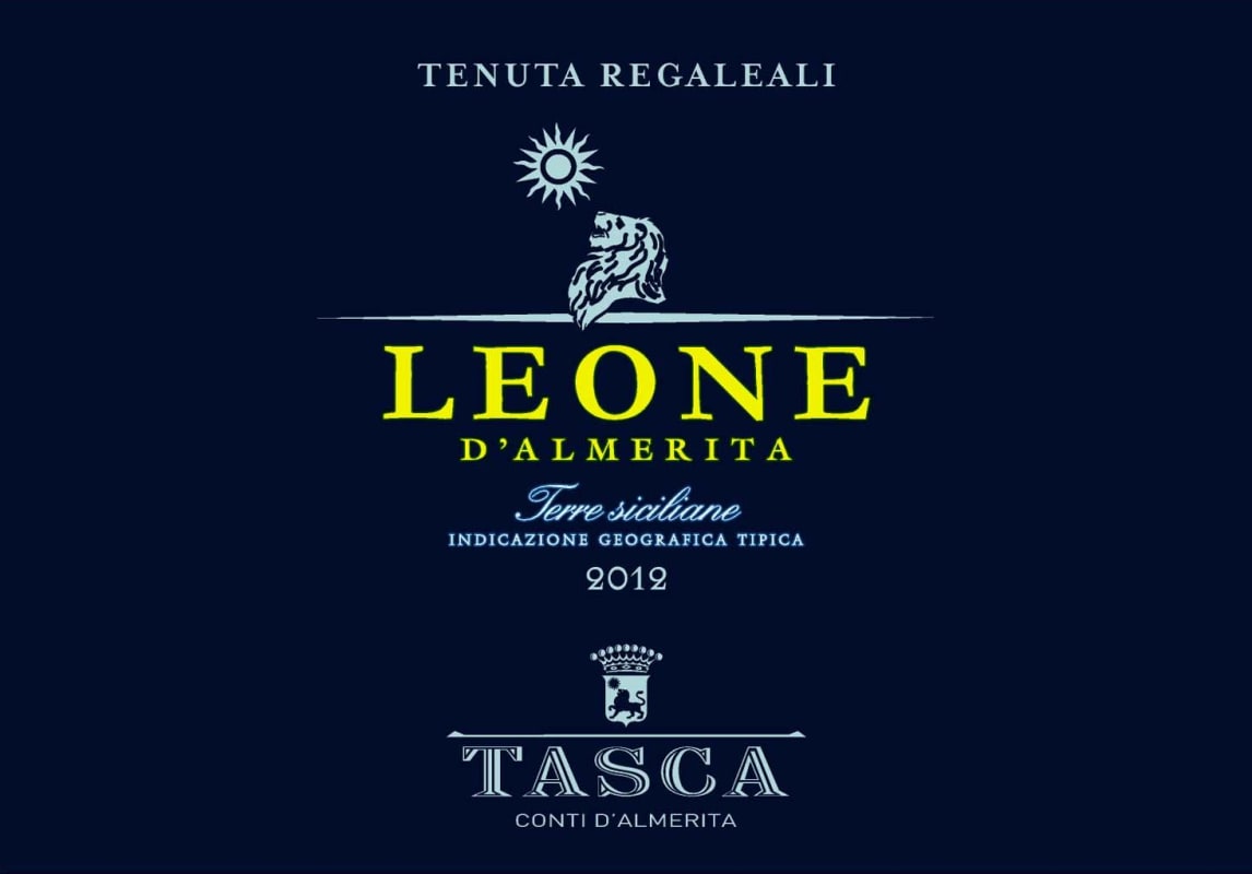 Regaleali Leone d'Almerita Bianco 2012 Front Label