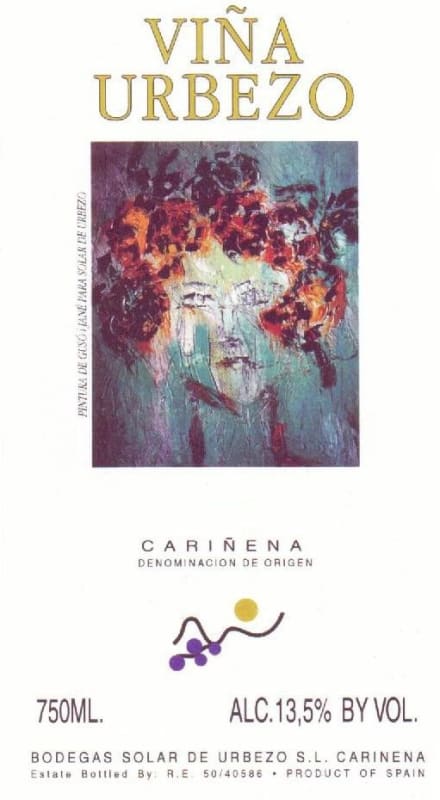 Solar de Urbezo Vina Urbezo 2009 Front Label