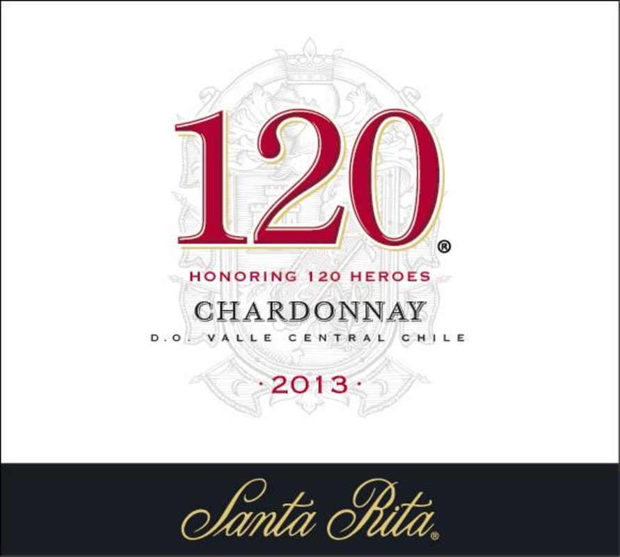 Santa Rita 120 Chardonnay 2013 Front Label