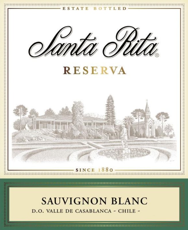 Santa Rita Reserva Sauvignon Blanc 2012 Front Label