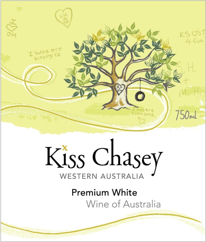 Swings & Roundabouts Kiss Chasey Premium White 2006 Front Label