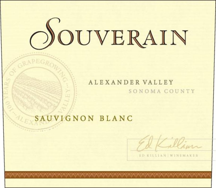 Chateau Souverain Alexander Valley Sauvignon Blanc 2011 Front Label