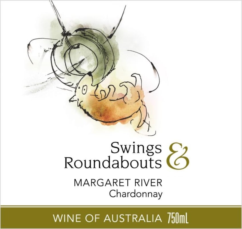 Swings & Roundabouts Chardonnay 2012 Front Label