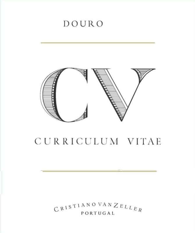 Quinta Vale D. Maria Curriculum Vitae Douro Red 2012 Front Label