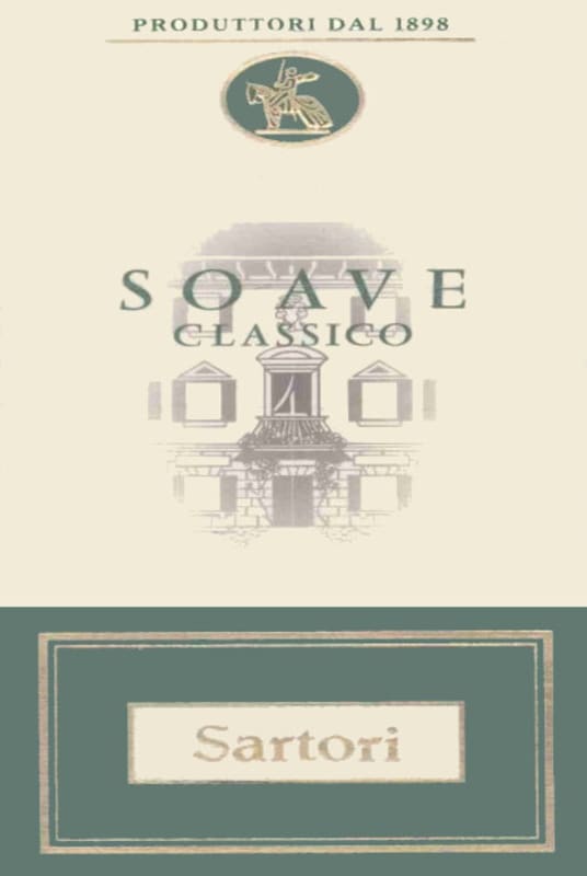 Sartori di Verona Soave Classico 2012 Front Label