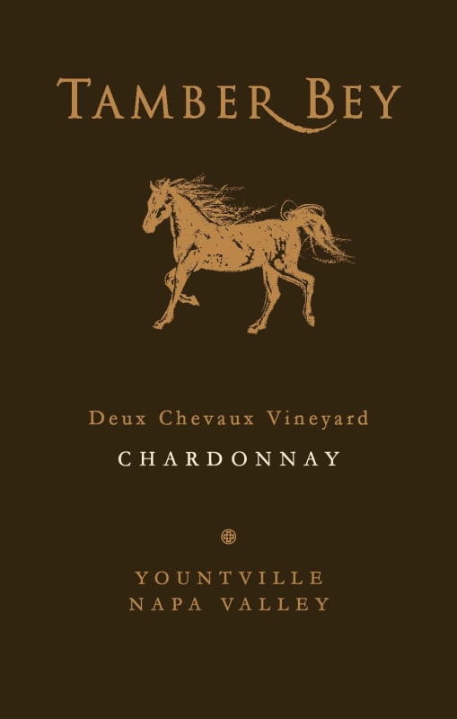 Tamber Bey Deux Chevaux Vineyard Chardonnay 2014 Front Label