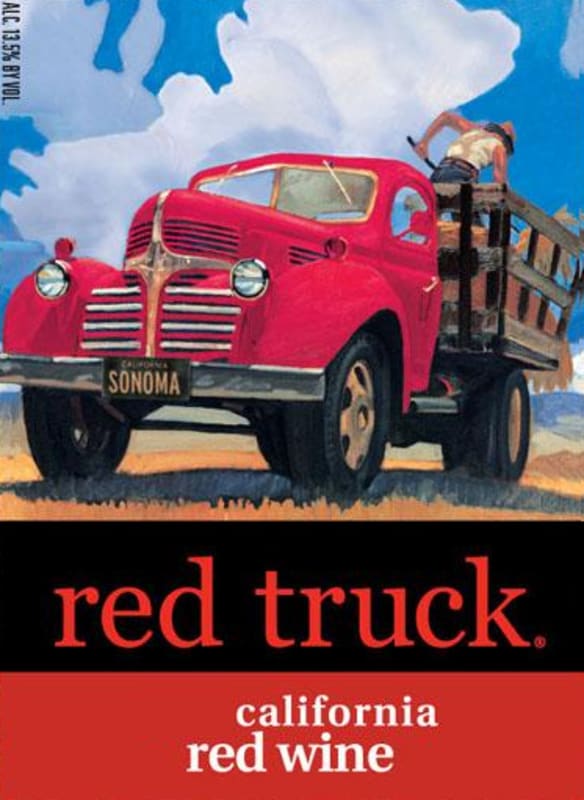 Red Truck Winery Red Blend 2012 Front Label
