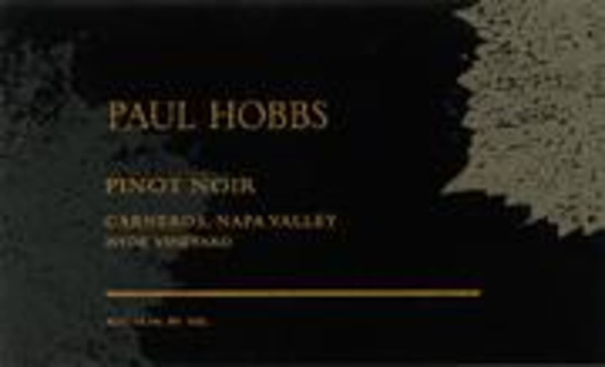 Paul Hobbs Carneros Hyde Vineyard Pinot Noir 1999 Front Label