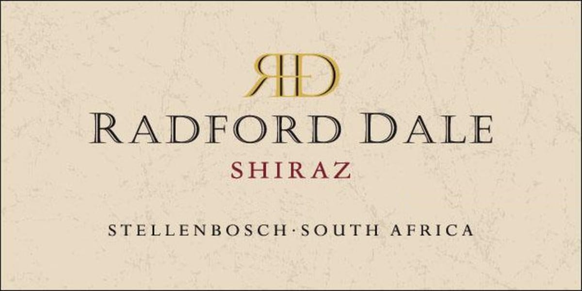 Radford Dale Shiraz 2010 Front Label