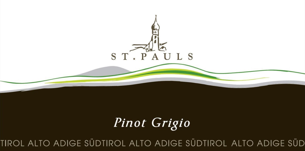 St. Pauls Pinot Grigio 2013 Front Label