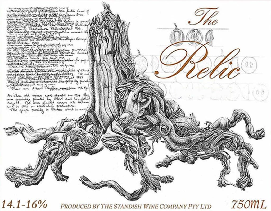 Standish The Relic Shiraz 2009 Front Label