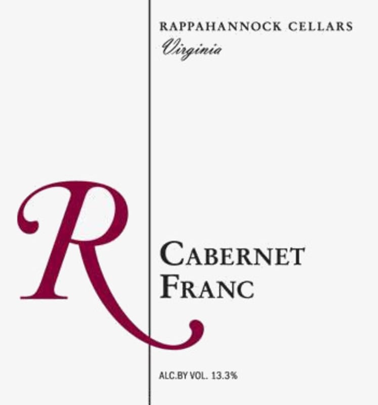 Rappahannock Cabernet Franc 2014 Front Label