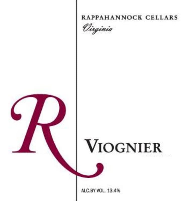 Rappahannock Viognier 2014 Front Label