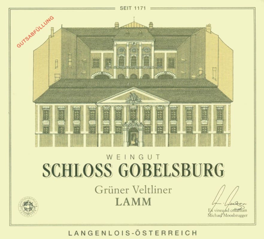 Schloss Gobelsburg Lamm Gruner Veltliner 2012 Front Label