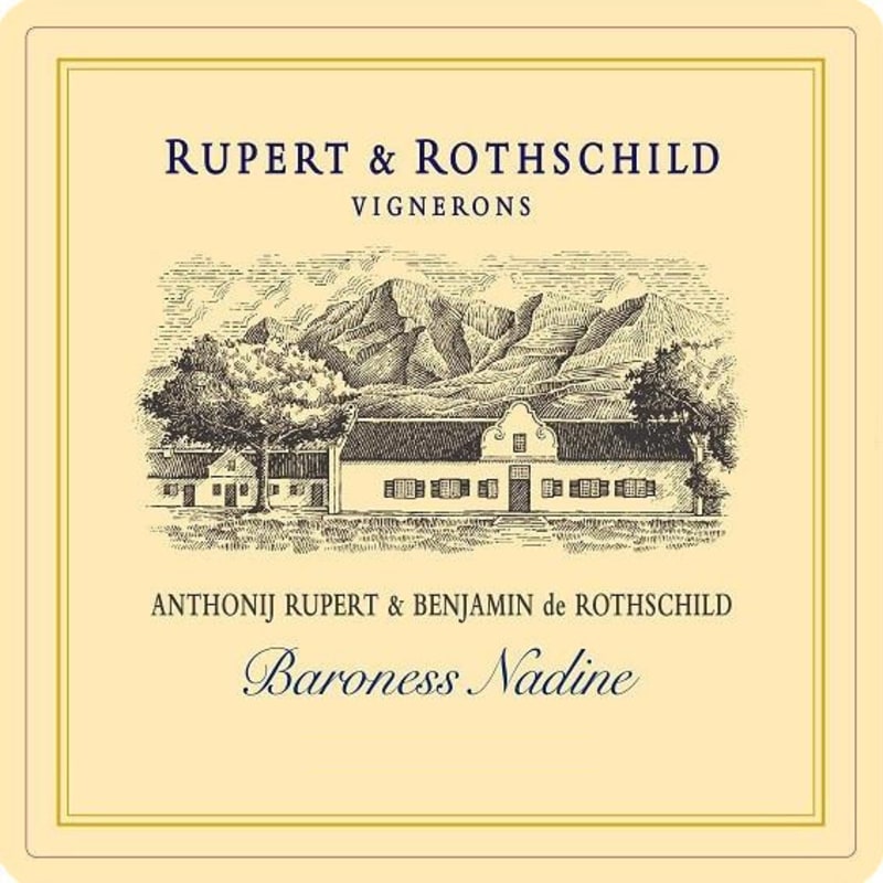 Rupert & Rothschild Baroness Nadine Chardonnay 2012 Front Label
