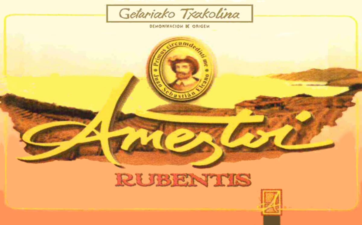 Ameztoi Getariako Txakolina Rubentis 2012 Front Label