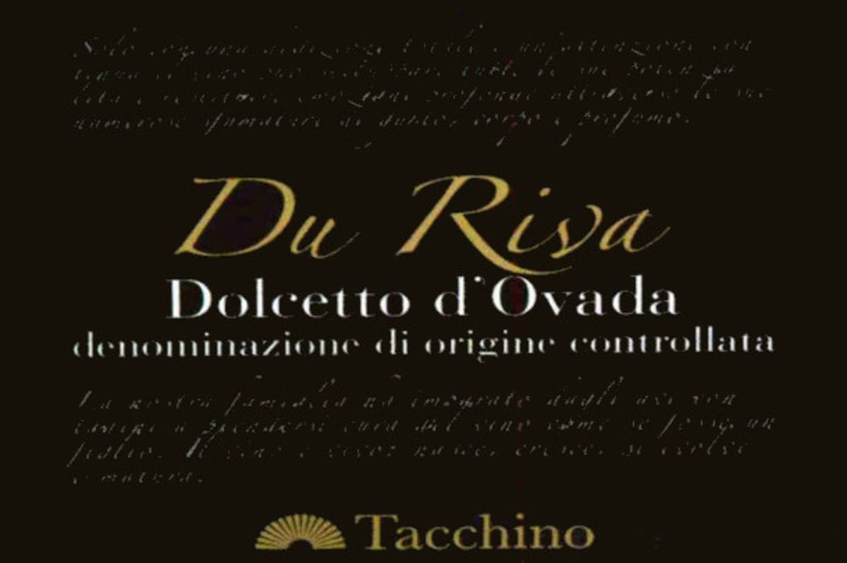 Tacchino Dolcetto d' Ovada Du Riva 2009 Front Label