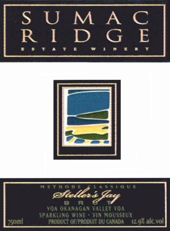 Sumac Ridge Steller's Jay Brut 2004 Front Label