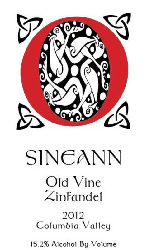 Sineann Old Vine Zinfandel 2012 Front Label