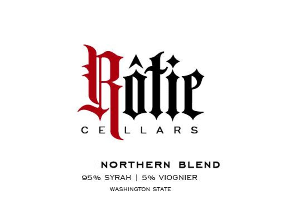 Rotie Cellars Northern Blend Syrah Viognier 2014 Front Label