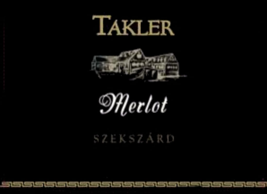 Takler Pince Sezkszard Merlot 2014 Front Label