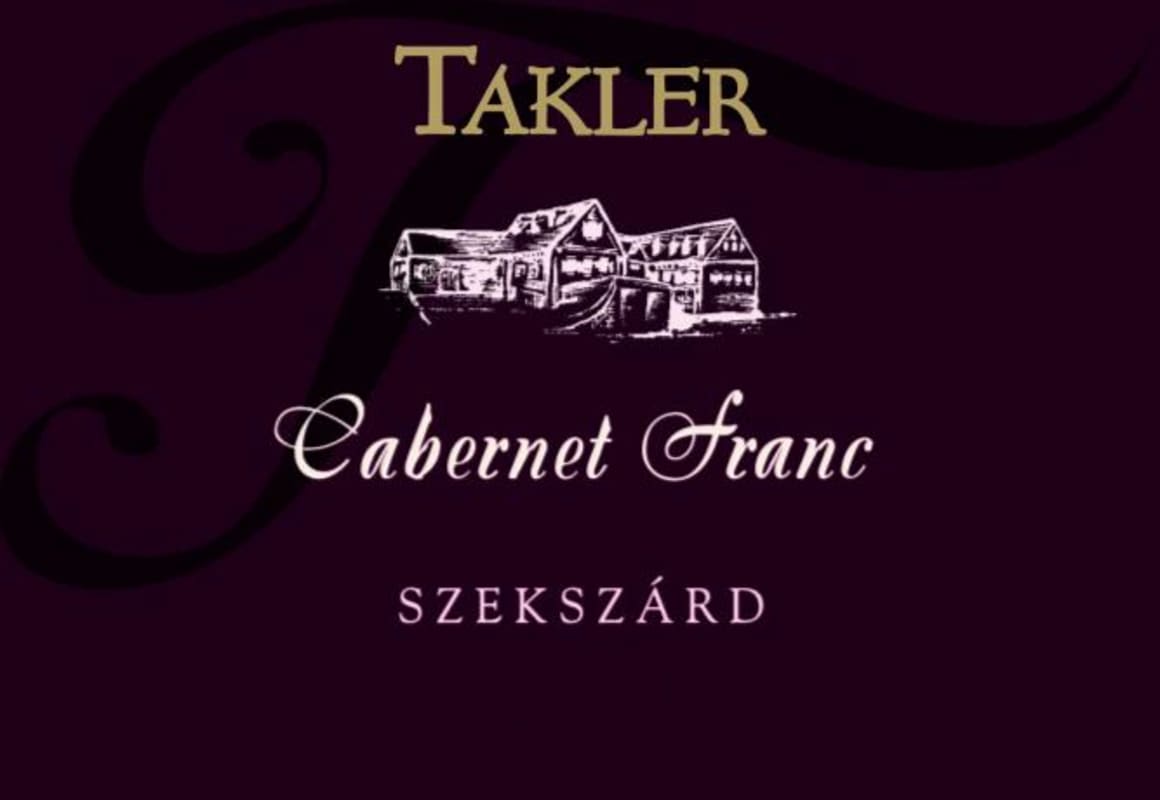 Takler Pince Sezkszard Cabernet Franc 2015 Front Label
