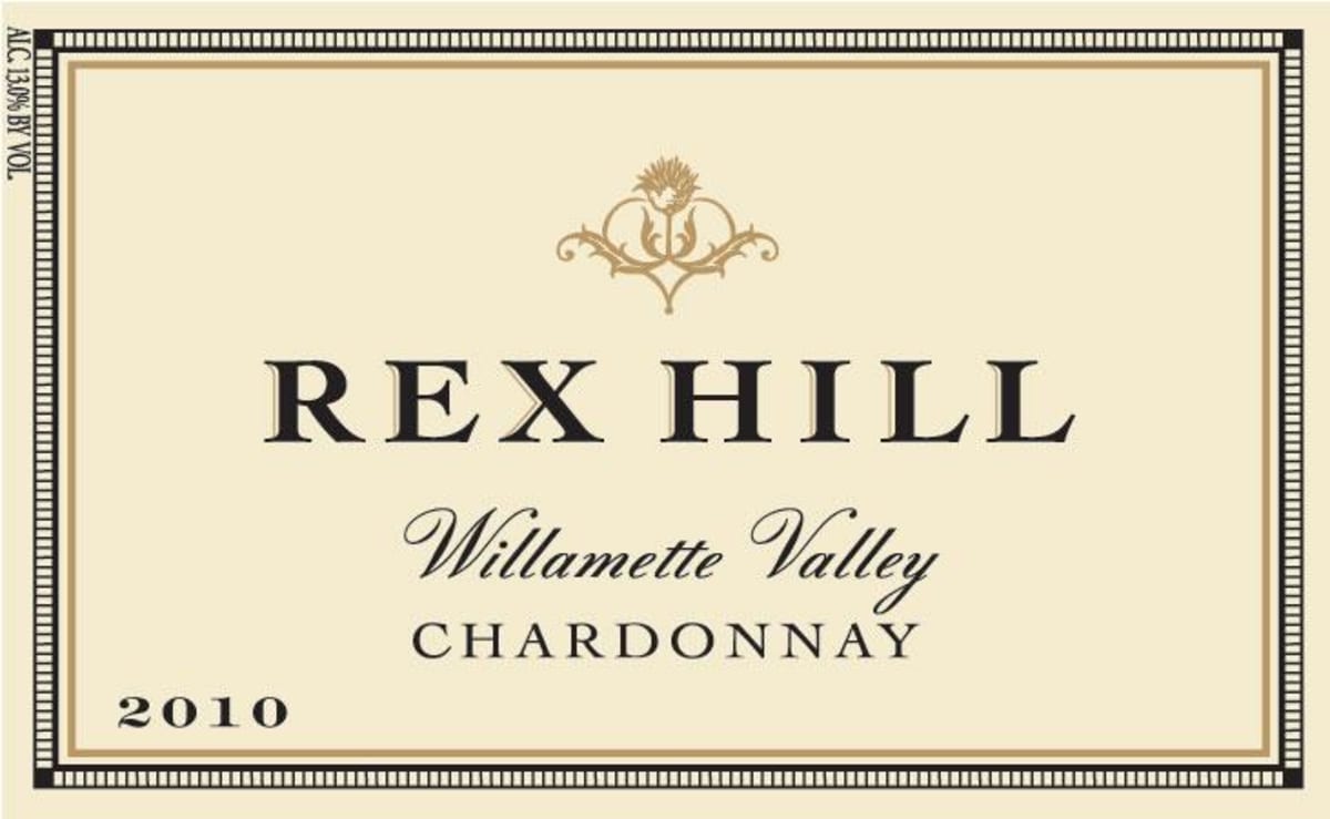 Rex Hill Chardonnay 2010 Front Label