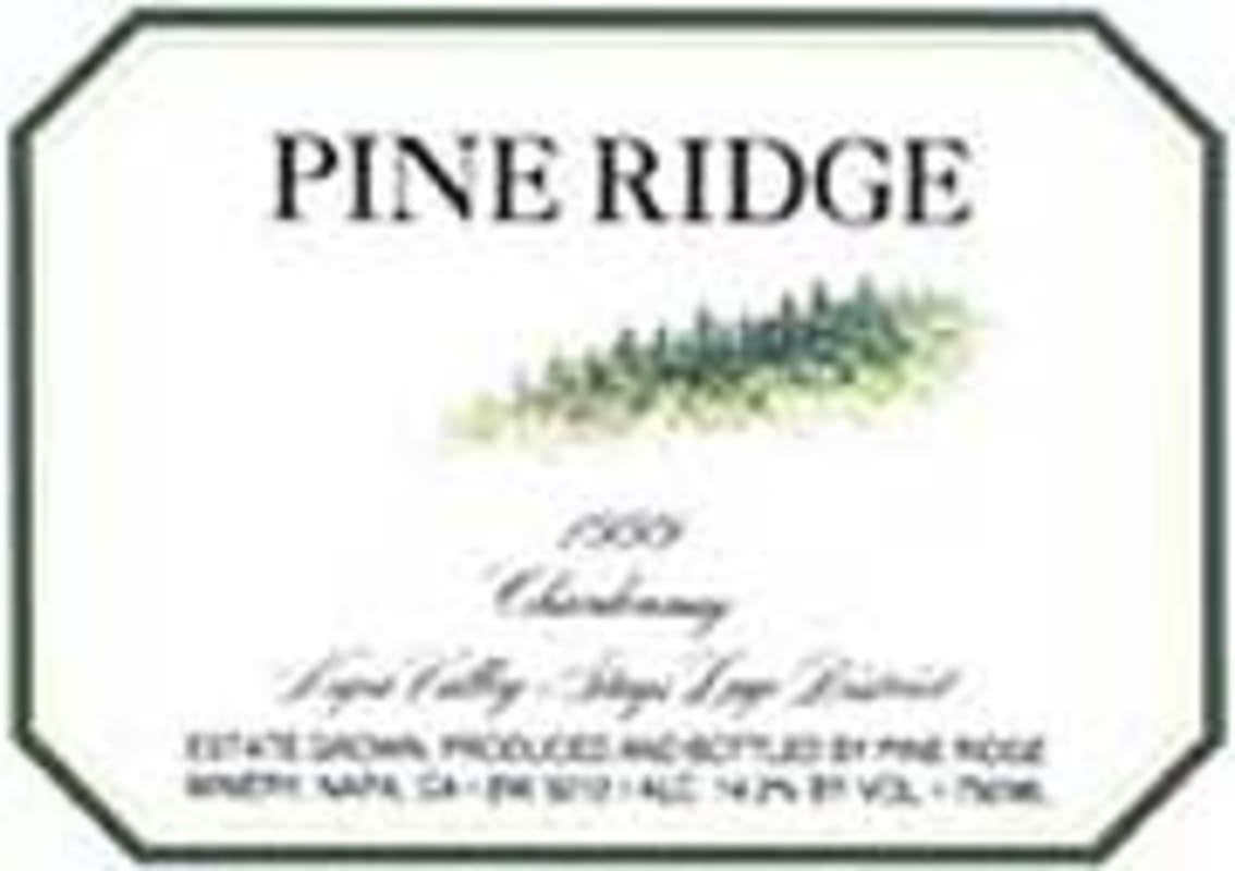 Pine Ridge Stags Leap Chardonnay 1999 Front Label