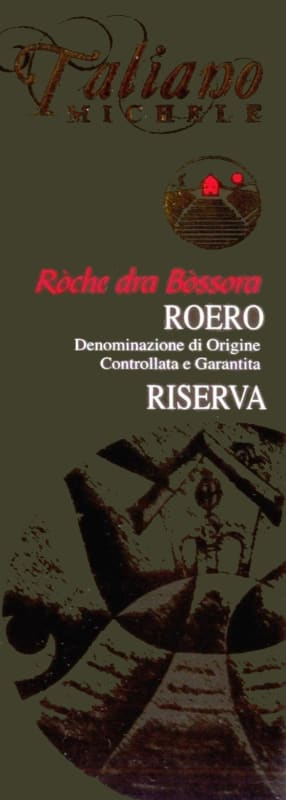 Weingut Gebruder Bart Roero Roche dra Bossoa Riserva 2011 Front Label