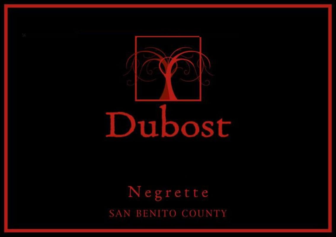 Dubost Ranch Negrette 2009 Front Label