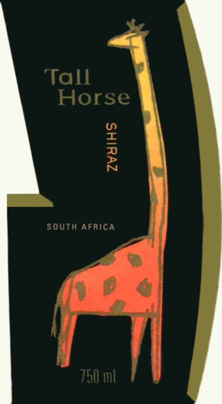 Tall Horse Shiraz 2011 Front Label