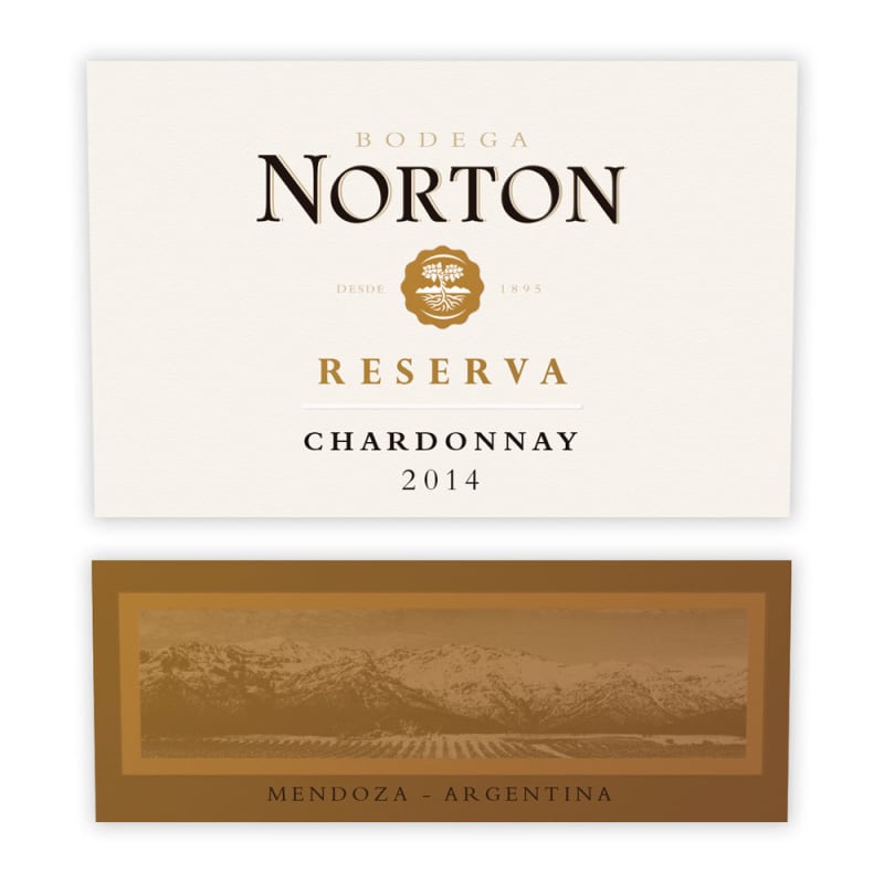 Bodega Norton Reserva Chardonnay 2014 Front Label